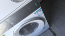 西門子（SIEMENS）小幸熨奢享版iQ500超氧套裝 10公斤變頻滾筒彩屏觸控洗衣機(jī)蒸汽除皺 深層凈洗 熱泵烘干機(jī) WG54K7D00W+WQ55K7U00W 曬單實拍圖