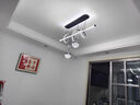 歐普照明（OPPLE）新款餐廳吊燈極簡led餐桌燈現(xiàn)代簡約網紅創(chuàng)意長條吧臺飯桌吊燈 黑色2266-2圓球簡約精靈 帶遙控 曬單實拍圖