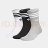 三葉草（Adidas）阿迪達(dá)斯ADIDAS 三葉草男女吸汗透氣三雙裝襪子 JP1277 M 曬單實拍圖