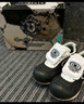 OLD ORDER-足球阿甘鞋Goal-黑白漩渦 Black White 黑色薄底鞋女 熊貓色 39 曬單實(shí)拍圖