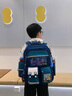JCZS德國品牌小學(xué)生坤坤書(shū)包輕便軟男生2025新款帥氣一年級三到六年級 大號寶藍綠+送防水手表(送掛飾+3 曬單實(shí)拍圖