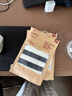 無(wú)印良品 MUJI 新生兒 天竺編織 條紋短袖T恤 兒童童裝  CCU32A2S 淺黃色條紋 70cm 曬單實(shí)拍圖
