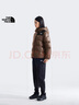 北面（The North Face）羽絨服女700蓬鵝絨Puffy風(fēng)帽可拆卸肩帶系統戶(hù)外秋冬上新|89YN 5EX/煙熏棕 M 曬單實(shí)拍圖