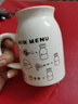 貝瑟斯早餐杯 陶瓷馬克杯 笑臉牛奶杯水杯 茶杯喝水杯cup可愛(ài)超萌杯子 曬單實(shí)拍圖