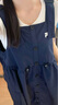 FILA FUSION斐樂(lè )潮牌女子梭織背帶裙2025夏季新款休閑寬松工裝裙 深黑藏藍-DB S 160/62A/S 曬單實(shí)拍圖