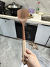述屋說鍋鏟烏檀木鏟 炒菜鏟不粘鍋專用木鍋鏟子炒菜家用廚具耐高溫防燙 曬單實拍圖