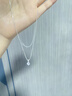 伊燦簡(jiǎn)約高級感水鉆吊墜項鏈女2025年新款氣質(zhì)小眾輕奢鎖骨鏈百搭頸鏈 輕奢水鉆吊墜項鏈 曬單實(shí)拍圖
