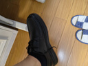 他她Tata軟底商務(wù)休閑皮鞋黑色英倫增高真皮爸爸鞋男VVK01CM4黑色 41 曬單實拍圖