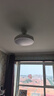 顧家隱形風(fēng)扇燈客廳餐廳靜音吊扇燈電扇吊燈具吊桿款-三色【包安裝】 曬單實(shí)拍圖