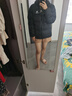 駱駝（CAMEL）【火山】女裝面包服男冬季連帽加厚保暖白鴨絨短款羽絨服外套 曬單實(shí)拍圖