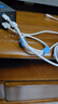 華為6A數據線(xiàn) USB Type-C轉USB Type-C 線(xiàn)長(cháng)1m/高品質(zhì)線(xiàn)芯/持久耐用 白色 曬單實(shí)拍圖