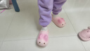 babycrayon秋冬季可愛(ài)貓咪兒童款棉拖鞋男童女寶寶加絨棉鞋保暖包跟棉拖 小氙粉 21 0mm【適合腳長(cháng)20cm穿】 曬單實(shí)拍圖