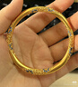 周生生黃金項鏈 滿(mǎn)天星足金百搭素鏈女款09263N計價(jià) 40厘米5.35克 曬單實(shí)拍圖