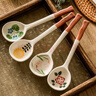 嶼龍?zhí)沾缮鬃觟ns高顏值勺子湯勺家用喝湯調(diào)羹飯勺子長(zhǎng)柄可愛稀奇古怪 花海世界長(zhǎng)柄勺【四支裝】 混裝 曬單實(shí)拍圖