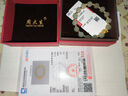 周大生 CHOW TAI SENG黃金手鏈足金蓮花轉(zhuǎn)運(yùn)珠和田玉金手串送媽媽女友情人節(jié)生日禮物 蓮花和田玉手鏈 足金約0.7g~0.8g+禮盒 曬單實(shí)拍圖