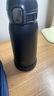 象印（ZOJIRUSHI）日本進(jìn)口直飲保溫杯男女學(xué)生高端超輕便攜高顏值不銹鋼大容量水杯 新款-磨砂黑360ML 送杯刷杯套杯墊 曬單實(shí)拍圖
