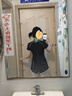 鴻星爾克（ERKE）新款2025女士連體保守休閑遮肉顯瘦泡溫泉沙灘海邊游泳衣 曬單實(shí)拍圖