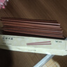 雙槍紅檀木筷子天然抗菌木筷 家用實(shí)木無(wú)漆無(wú)蠟筷子餐具套裝10雙 曬單實(shí)拍圖