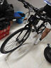 永久公路車(chē)自行車(chē)直把彎把山地車(chē)男女越野變速700C單車(chē)青少年競速賽車(chē) 鋼架 黑色 27速 燕把輻條輪 曬單實(shí)拍圖