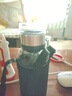 【送杯套】大容量加厚玻璃杯子便攜噸噸杯茶水分離帶杯套泡茶水杯 透明 1000ml噸噸桶 1只裝 曬單實(shí)拍圖