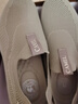 駱駝（CAMEL）輕量透氣閃穿通勤健步網(wǎng)面休閑鞋男 G15S380060 米杏 40 曬單實(shí)拍圖