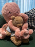 Jellycat奧德兒章魚(yú)動(dòng)物毛絨玩偶安撫公仔送禮娃娃生日新婚禮物 橙色 Really Big 曬單實(shí)拍圖