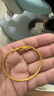 謝瑞麟（TSL）黃金手鐲復古風(fēng)足金結婚婚嫁鐲子YO633 11.15g 曬單實(shí)拍圖