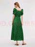 歌莉婭真絲連衣裙女2025新款高端桑蠶絲波點(diǎn)開(kāi)衩泡泡袖裙子1E5R4K5NC 92D綠底波點(diǎn)印花 XL 曬單實(shí)拍圖