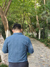 羅蒙（ROMON）正裝通勤長袖襯衫男士春秋新款中青年抗皺商務休閑打底翻領(lǐng)襯衣男 S1C204281藍色 XL (175) 適合135-155斤 曬單實拍圖