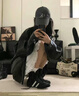 卡米高6cm內(nèi)增高德訓鞋女2025夏季真皮透氣新款高幫板鞋顯瘦休閑鞋潮ins 黑色內(nèi)增高6cm 35 (225mm) 曬單實拍圖