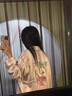 果殼（Gukoo）睡衣女春秋款I(lǐng)P聯(lián)名卡通系列瑪麗貓冰絲家居服女套裝 櫻花粉 M  曬單實(shí)拍圖