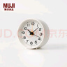 無(wú)印良品（MUJI）指針式鬧鐘 小夜燈 LAA9CC3S 白色 曬單實(shí)拍圖