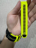 猜那適用佳明Forerunner265/255/745/956/955/970液態(tài)硅膠戶(hù)外雙色換表帶 檸檬黑硅膠表帶 255/265 曬單實(shí)拍圖