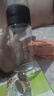 京迭水杯玻璃茶杯茶水分離男士保溫杯家用泡茶杯商務(wù)地推禮品杯子 磨砂黑【茶水分離】 450ml 1只 曬單實拍圖
