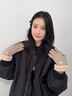 啄木鳥(niǎo)手套女冬天加絨加厚可愛(ài)保暖防風(fēng)防寒騎車(chē)開(kāi)車(chē)觸屏騎行棉手套冬季 卡其色【女款】 曬單實(shí)拍圖