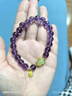 老鳳祥 天然紫水晶手串女款輕奢葫蘆和田玉手鏈新年生日禮物女生送女友 【京東八倉發(fā)貨】*當/次日達-優(yōu)級紫水晶和田玉手環(huán) 8mm 曬單實(shí)拍圖