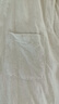 AIGNESA多口袋工裝風v領馬甲背心男夏季薄款亞麻無袖坎肩棉麻外套 淺卡其 3XL 曬單實拍圖