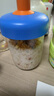 安扣（ANKOU）隔夜燕麥杯子便攜外帶玻璃酸奶杯帶蓋勺奶昔麥片沖泡牛奶早餐杯 曬單實(shí)拍圖