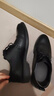 海瀾之家HLA皮鞋男士商務休閑系帶正裝德比鞋子男H160/H202 黑色涼鞋款42 曬單實拍圖