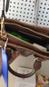 CHARLES&KEITH25冬新品褶皺包掛手提小方包波士頓包CK2-30671820 Chocolate巧克力色 S 曬單實(shí)拍圖