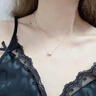 赫蓮娜(HR)輕奢小蠻腰女士項鏈時(shí)尚高級鎖骨鏈七夕情人節生日禮物送女友 玫瑰金色小蠻腰項鏈賀卡拍此 曬單實(shí)拍圖