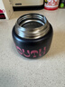 懷音燜燒杯燜燒壺超長(cháng)保溫便當盒學(xué)生上班族帶飯桶寶寶副食品悶粥湯罐 甜酷黑 500ml 曬單實(shí)拍圖