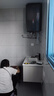 海爾（Haier）雙模電熱水器即熱式/儲(chǔ)水7KW變頻速熱雙膽扁桶超薄家用小尺寸一級節(jié)能省電恒溫國家補(bǔ)貼 25L 7000W 雙模雙膽儲(chǔ)水+即熱-幻影藍(lán) 曬單實(shí)拍圖