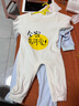 嘉貝艾爾嬰兒連體衣嬰兒衣服春秋冬寶寶衣服0-1歲新生兒長袖爬服 小情人 80cm 曬單實拍圖