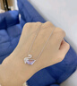 Twinkle Angel天鵝項鏈女S925銀輕奢小眾高級感學(xué)生鎖骨鏈情人節(jié)生日禮物送女友 極光天鵝項鏈 曬單實拍圖