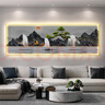 皇嘉金彩流水生財客廳裝飾畫(huà)輕奢大氣沙發(fā)背景墻掛畫(huà)2025最新款大氣壁畫(huà) G8205流水生財A 120*40CM（適合1米6以下沙發(fā)） 油畫(huà)布+鋁合金框 輕奢金框【黑框聯(lián)系客服備注】 曬單實(shí)拍圖