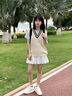 麓格立 花苞短裙女夏季2025新款防走光高腰a字半身蝴蝶結(jié)蓬蓬裙燈籠裙子 白色 M 【建議96-110斤】 曬單實(shí)拍圖