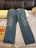 Levi's李維斯25年秋冬新款美式男士565寬松直筒休閑牛仔長(cháng)褲A5756 中藍 34 (32) 曬單實(shí)拍圖