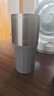 TKK車(chē)載保溫杯男士外出便攜茶水分離不銹鋼水杯陶瓷內(nèi)膽冰霸杯保冷杯 曬單實(shí)拍圖