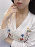 YaoYiZun四葉草999足銀項鏈女純銀送女友禮物輕奢高級感生日禮物送老婆 S999足銀幸運四葉草項鏈【款式一 曬單實拍圖